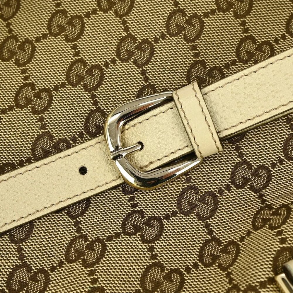 Gucci Beige Canvas GG Shoulder Bag 131326 467891 NQ03675 BNN07 - Picture 3 of 8